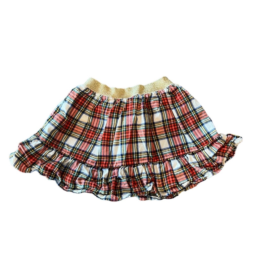 Crewcuts Plaid Ruffle Skirt